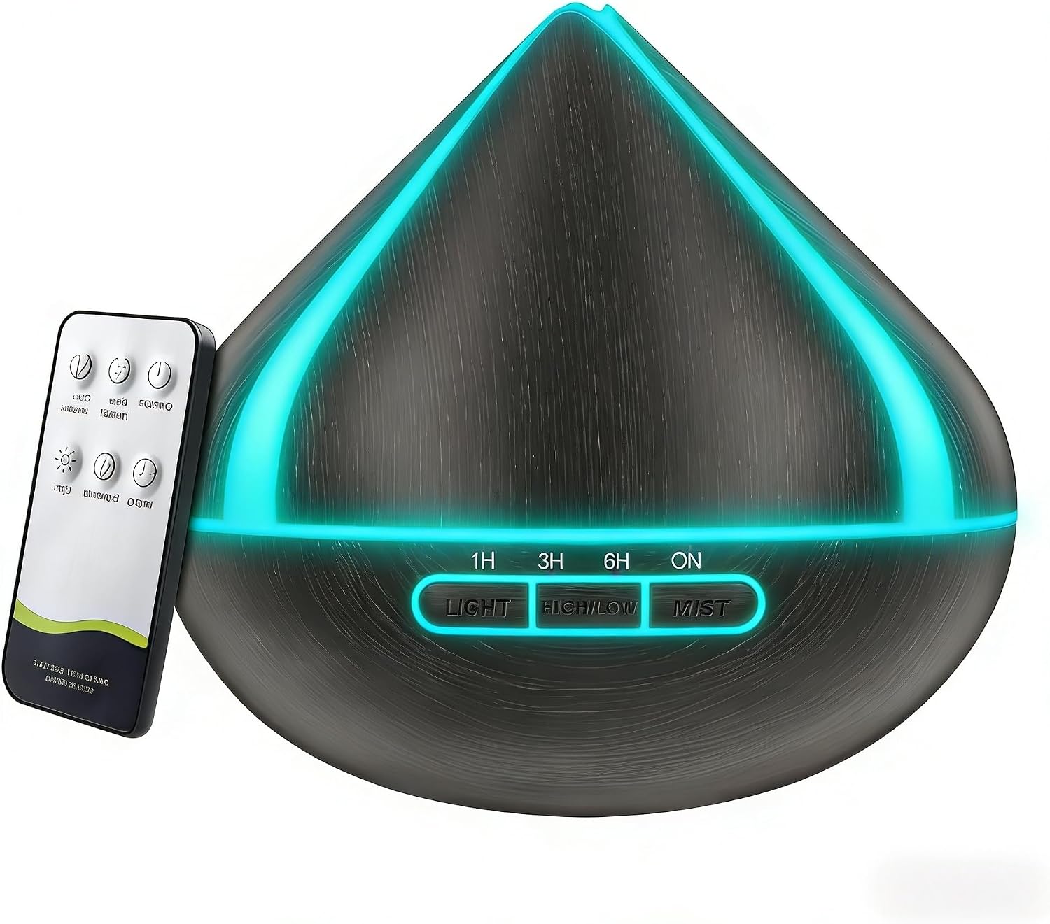 VitezTab Aroma Diffuser Electric Humidifier – 500ml Ultrasonic Diffuser with Remote, 7-LED Lighting