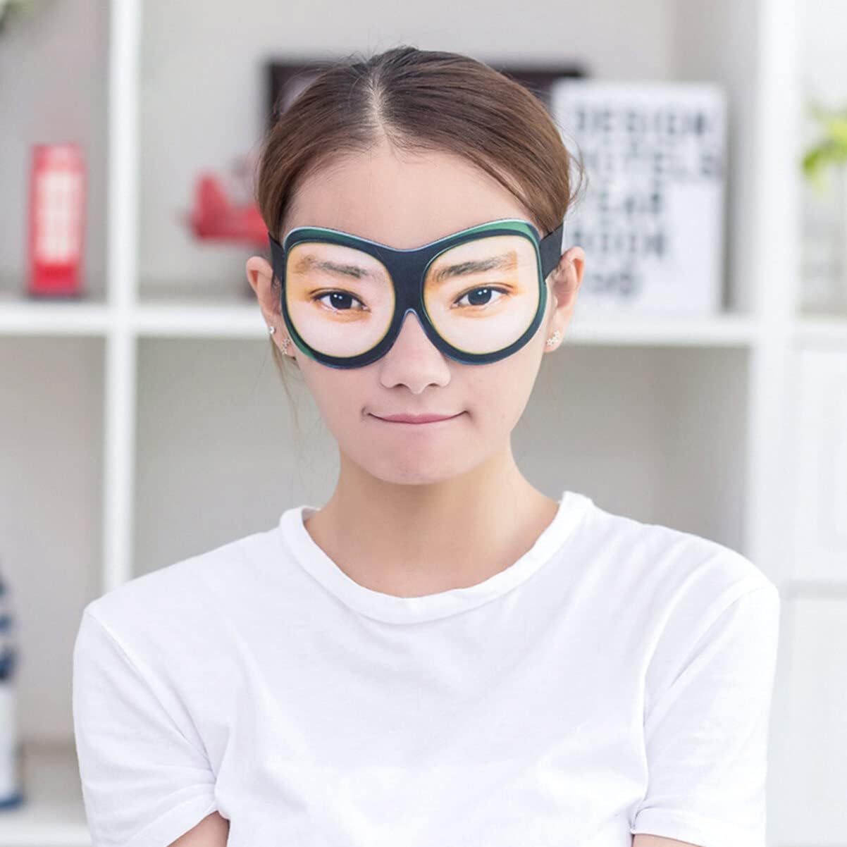 Detalle 2 de Milisten Funny Eyeshade Eye Mask – breathable sleep mask for travel, naps and deep sleep
