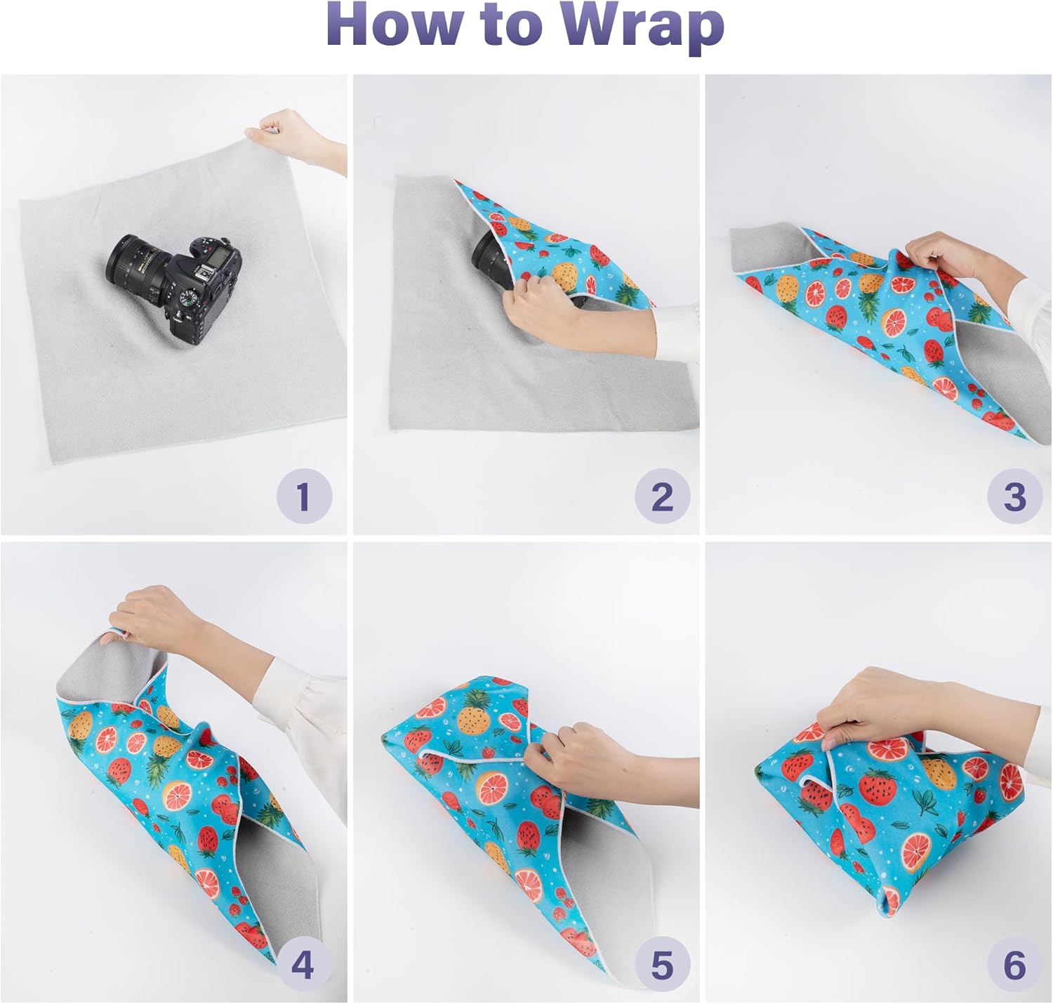 Thumbnail 5 de Walking Way Lens Protective Wrap: Self-Adhesive Pouch for Cameras, Lenses & Accessories