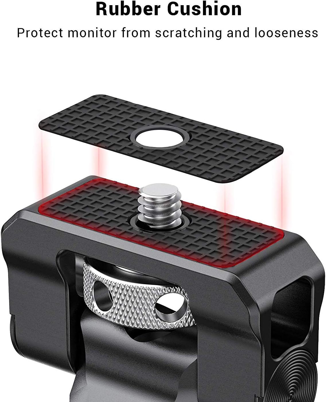 Thumbnail 3 de SMALLRIG Camera Monitor Mount with Cold Shoe Adapter for 5" & 7" Monitors (BSE2346B)