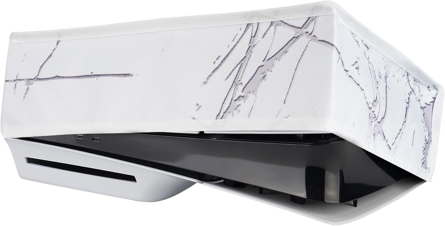 Thumbnail 6 de PlayVital Horizontal Dust Cover for PS5 Slim Disc Edition: Nylon Shield for the New Smaller Design