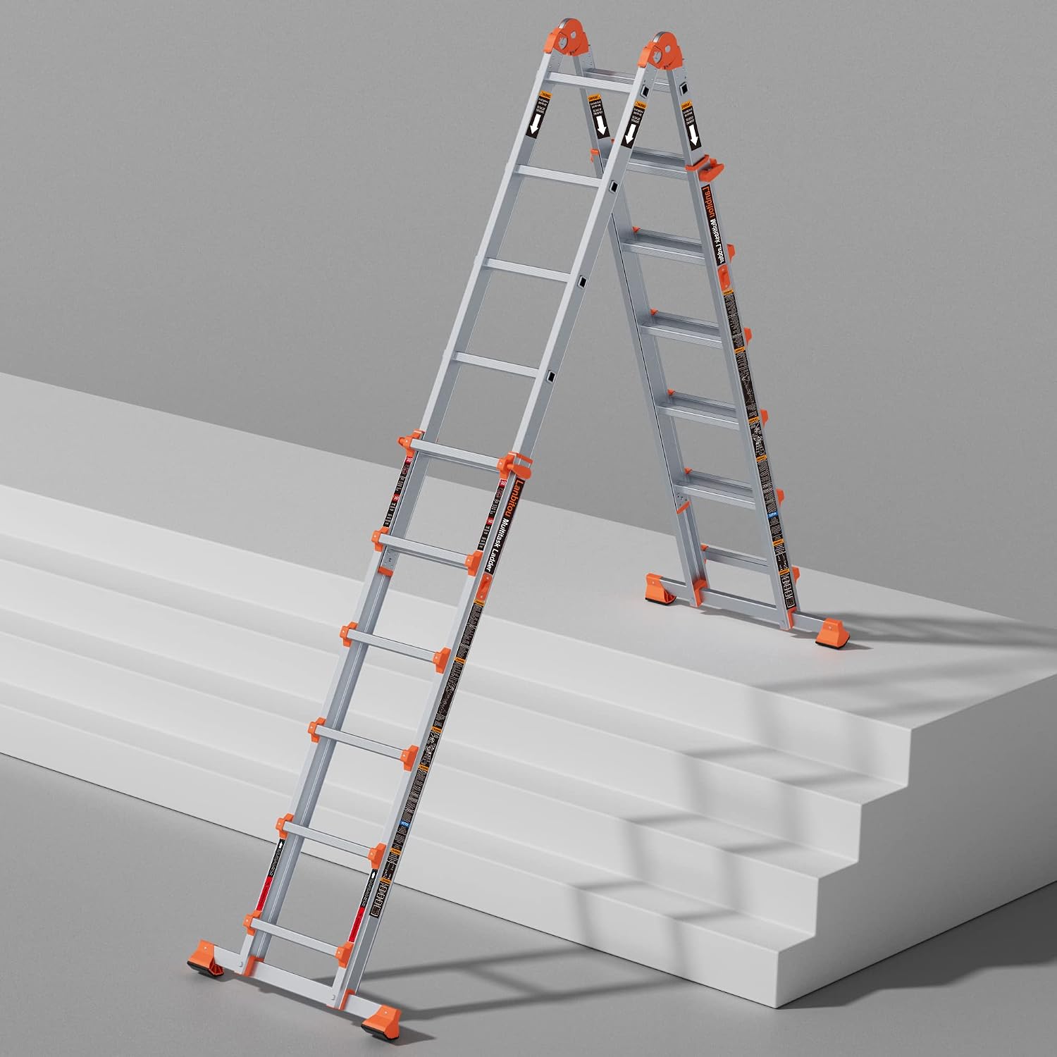 Detalle de LANBITOU Multi-Position Ladder 22 Ft