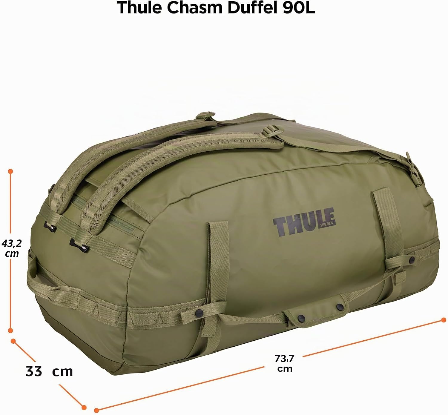 Thumbnail 3 de Thule Chasm Sac De Voyage 90l — sac de voyage 2 en 1 prêt à l’usage