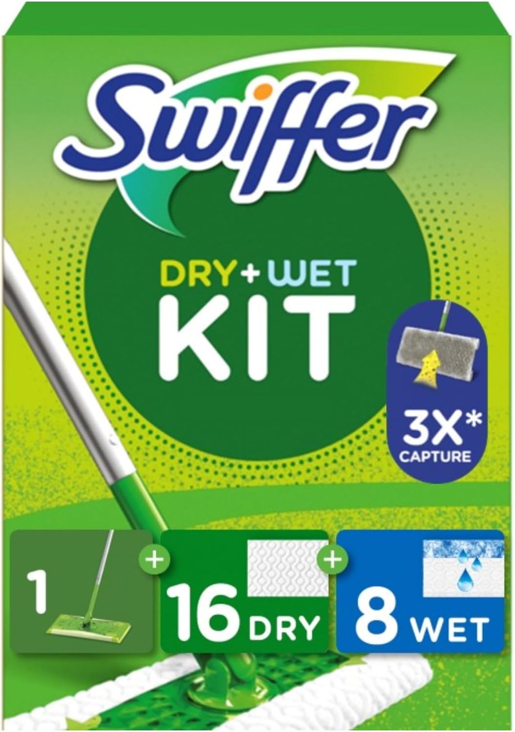 Swiffer Bodenwischer Dry & Wet Starter-Set 24 Stück 🧹