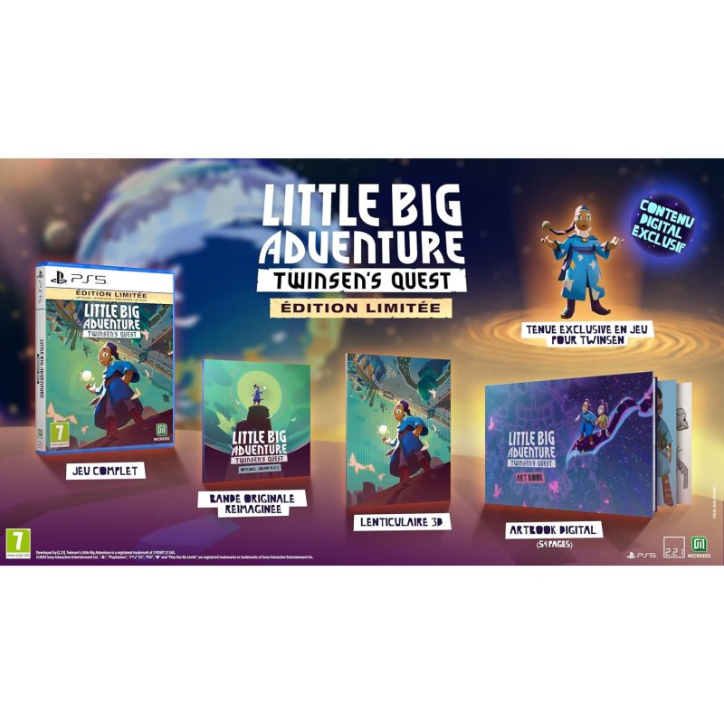 Thumbnail 3 de Little Big Adventure Twinsens Quest Limited Edition para PS5 (microids)