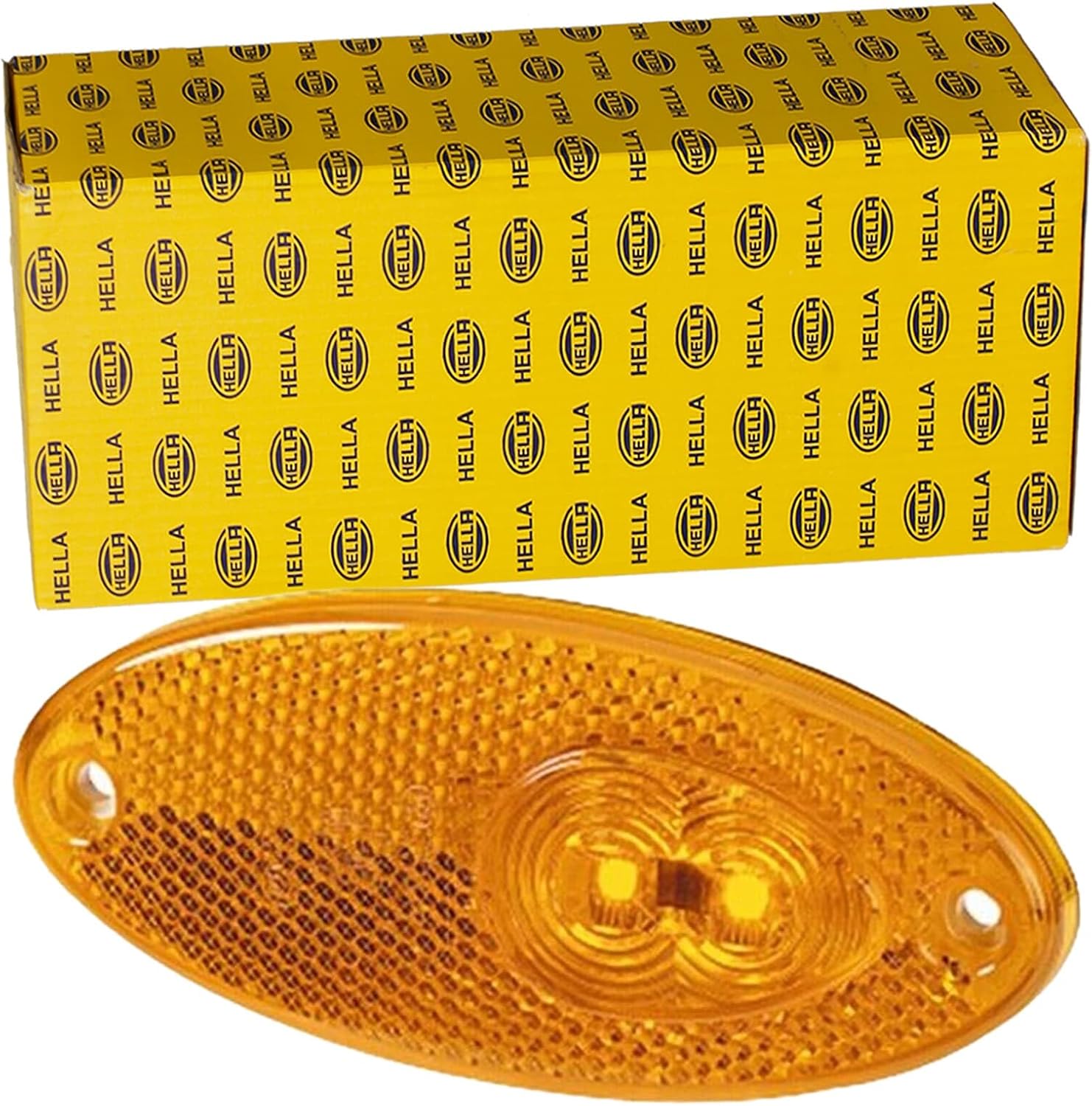 Detalle de HELLA 2Ps 964 295-061 Feu Latéral LED 12V – Jaune, Mâle Gauche/Droite, 500 mm
