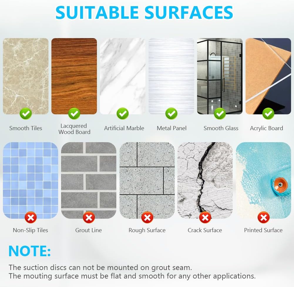 Thumbnail 4 de ACWOO Duschgriff 2PC mit 60 kg