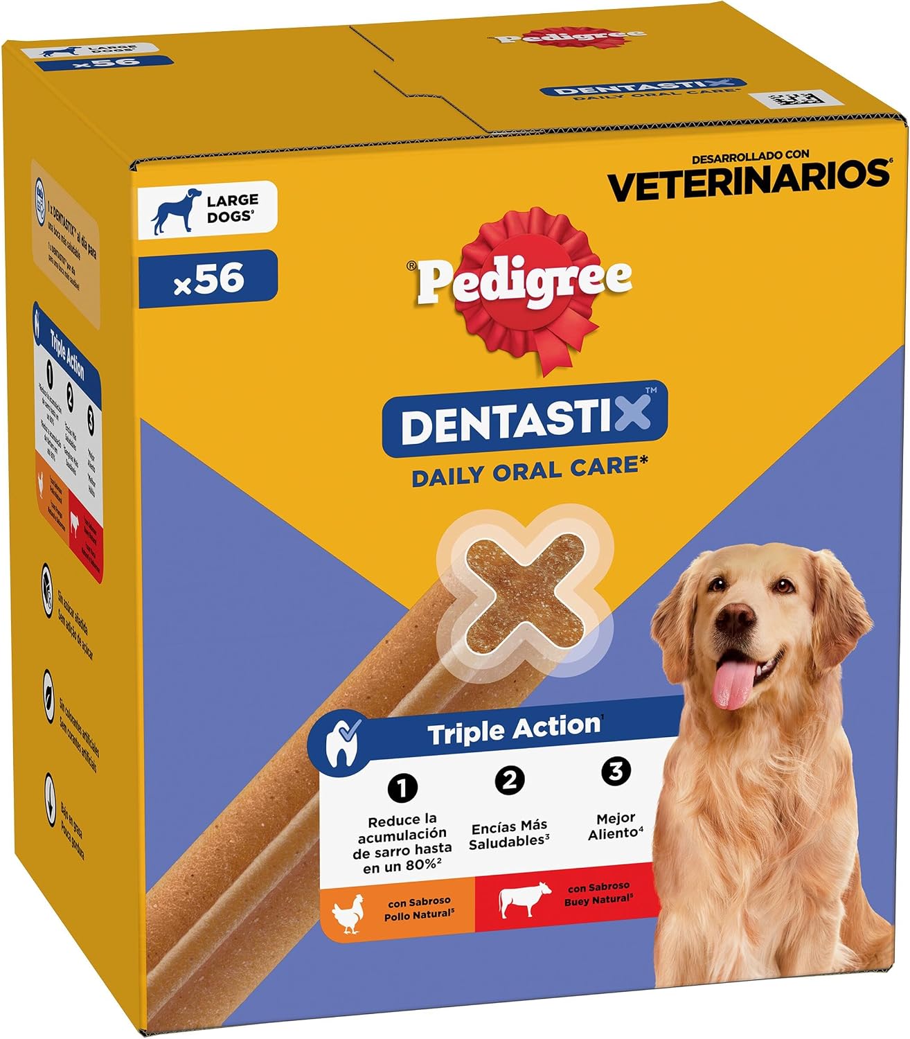 Detalle 2 de Pedigree Dentastix Snack Dental 56 uds