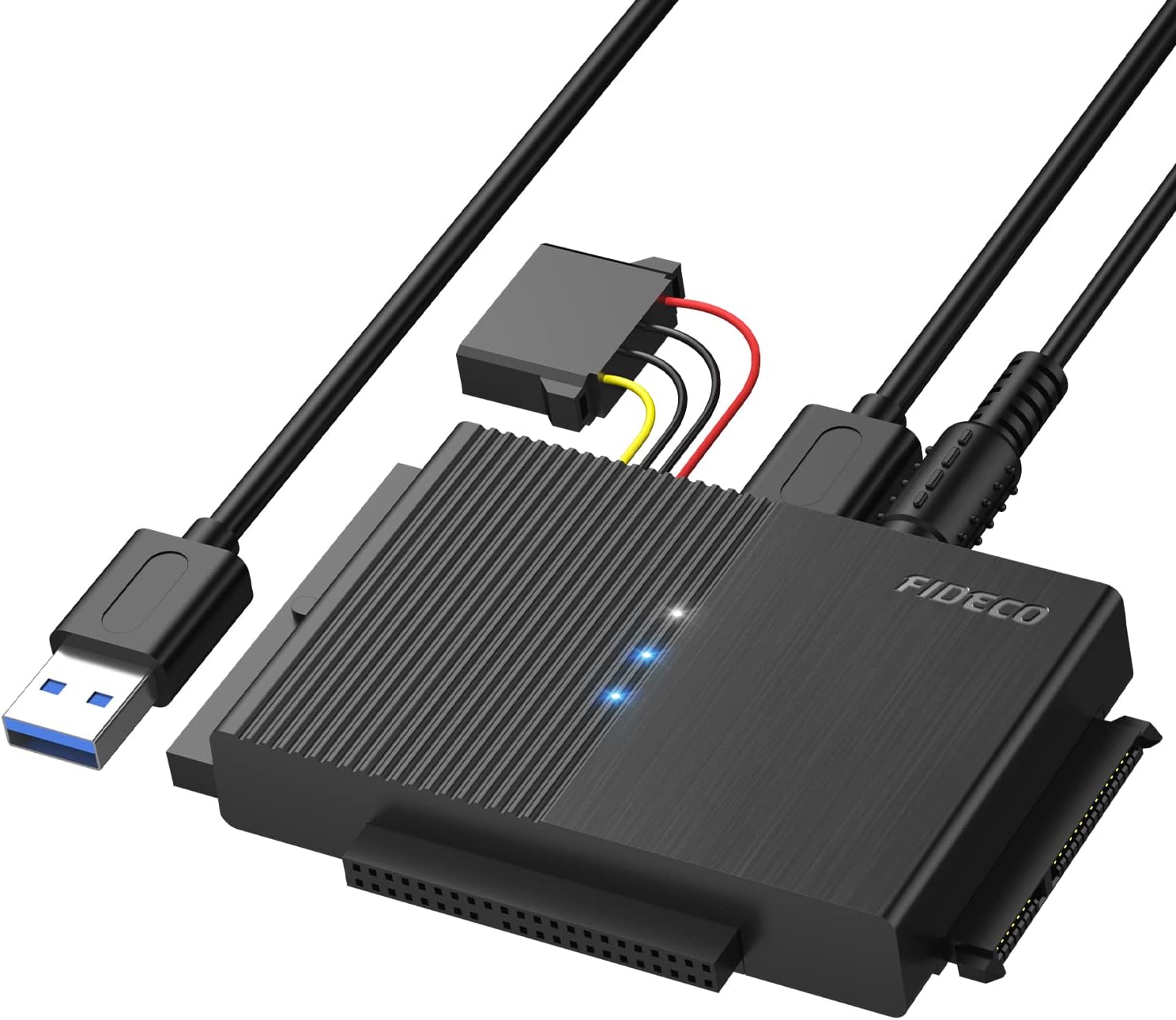 Detalle de FIDECO IDE und SATA Adapter 24 TB Festplattenadapter 💽