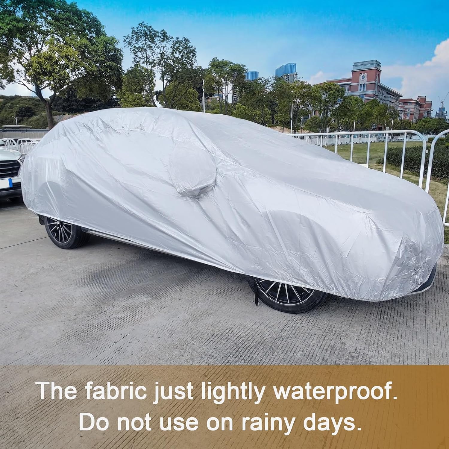 Detalle de totpuc Full Car Cover – dust-proof, scratchproof and UVproof universal car cover (450 x 190 x 150cm)