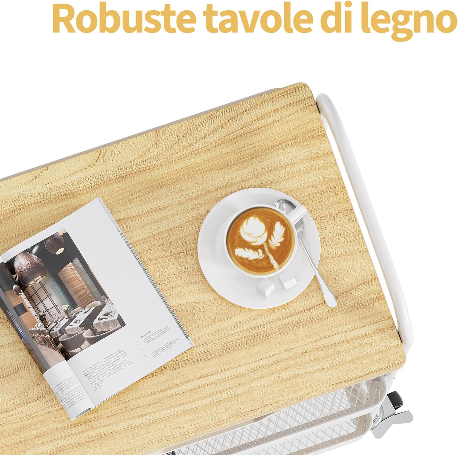 Thumbnail 5 de KINGRACK Carrello a 3 ripiani con cassetti beige