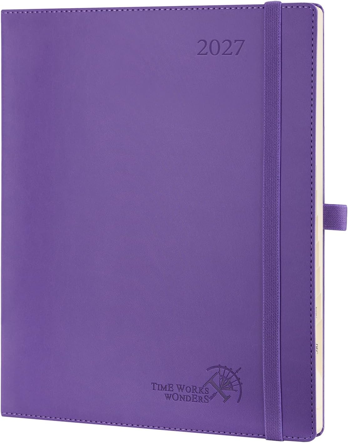 Detalle de POPRUN 2027 Planner, 8.5" x 10.5" Weekly and Monthly Appointment Book