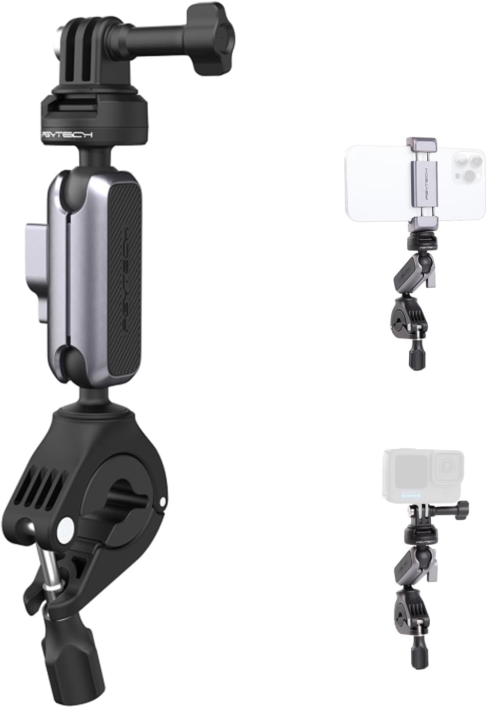 Detalle de PGYTECH CapLock Support guidon 360°