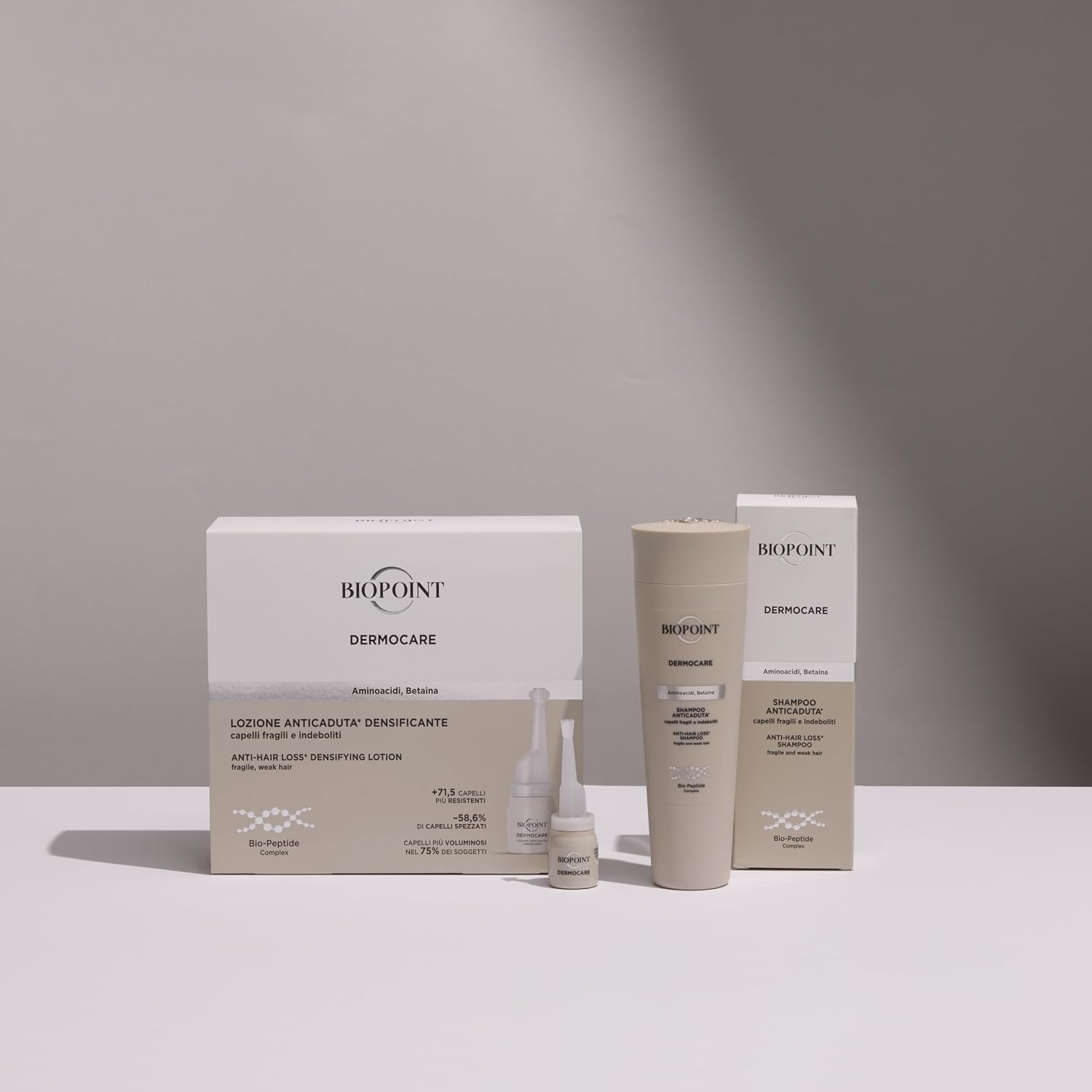 Thumbnail 3 de Biopoint Dermocare Shampoo Anticaduta con Aminoacidi e Betaina (200 ml) per capelli fragili