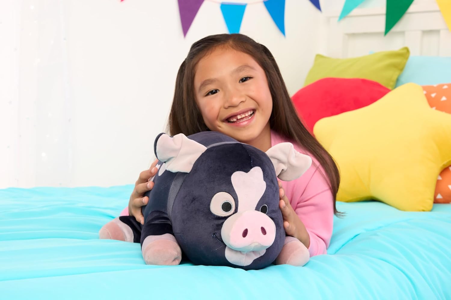 Detalle 2 de Mattel JKM83, pluszowa świnka Blaze’a z Toy Story 5, wydająca dźwięki po naciśnięciu ryjka