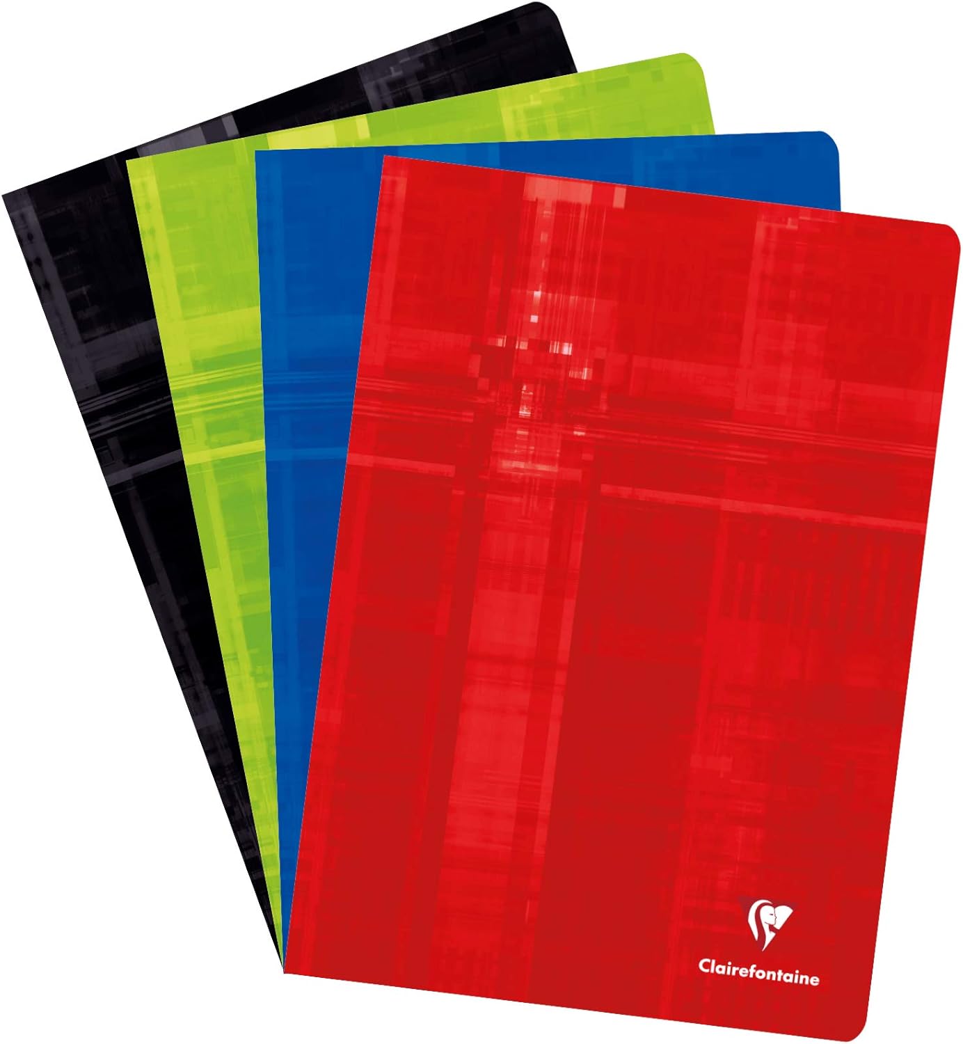 Thumbnail 5 de Clairefontaine 63160AMZC – Lot de 3 Cahiers agrafés A4, 96 pages, 90 g, gris grand carreaux, couverture pelliculée (assortiment aléatoire)