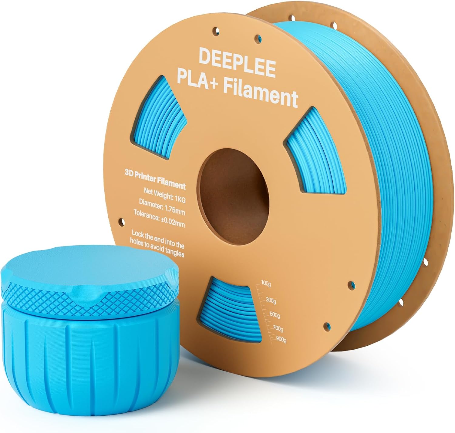 Detalle de DEEPLEE PLA Plus 1.75mm Sky Blue 1kg