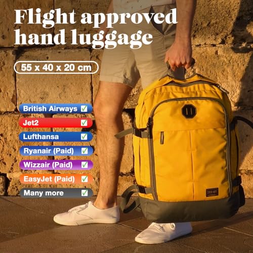 Detalle de Cabin Max Metz: 55 x 40 x 20 cm Cabin Bag for Ryanair and More