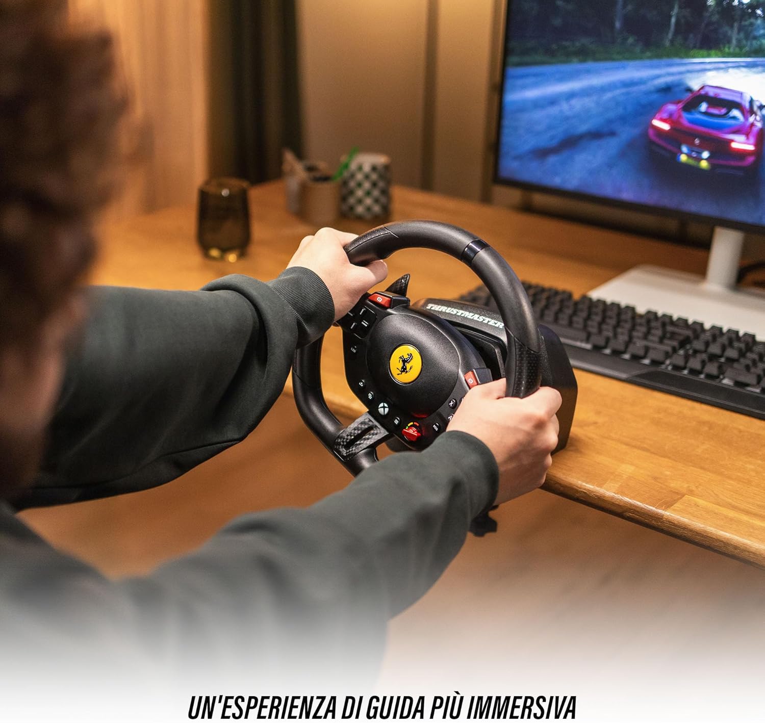 Thumbnail 3 de Thrustmaster T248 Ferrari 296 GTS: volante da corsa ufficiale per Xbox Series X|S, Xbox One e PC