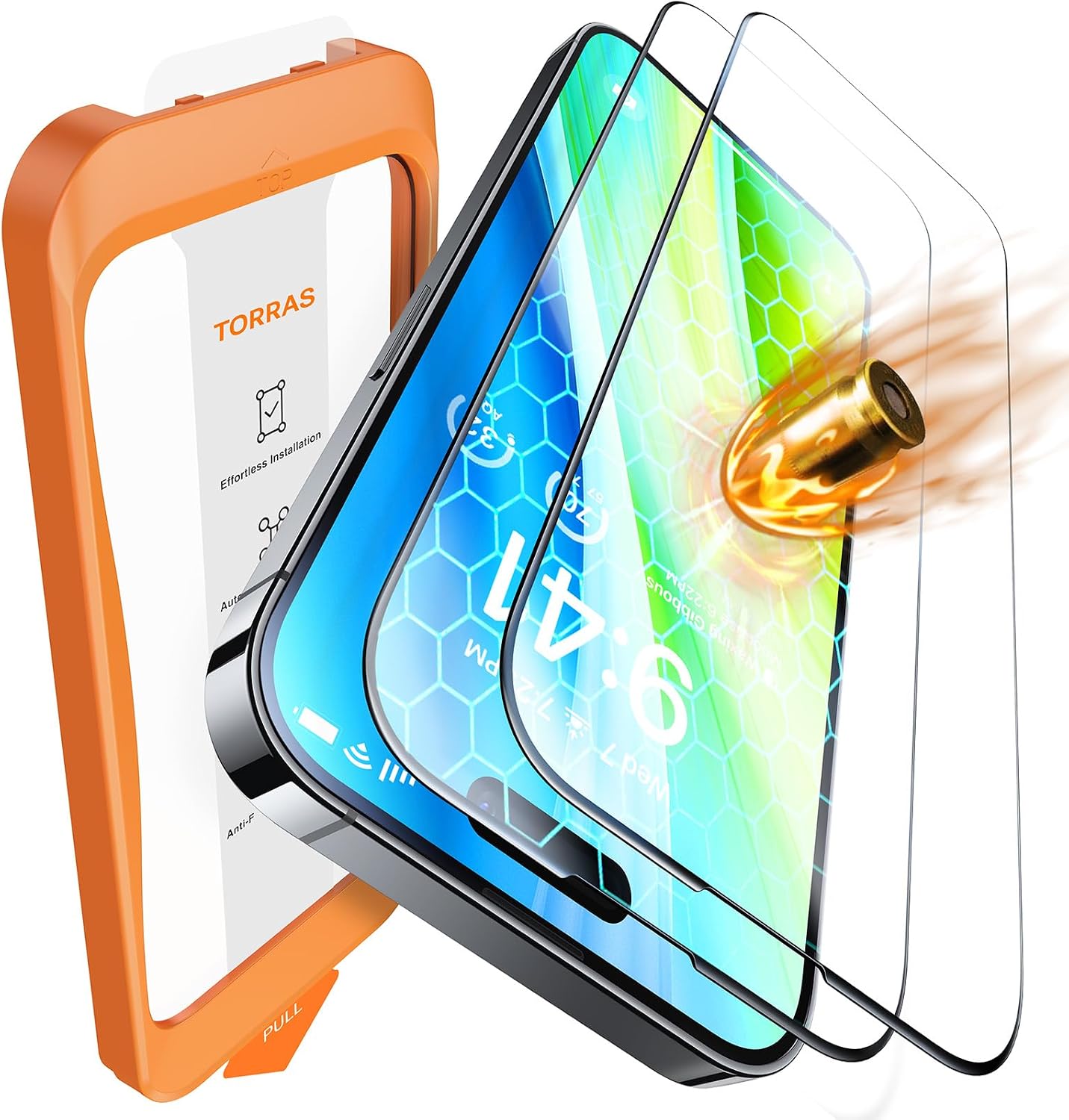 Thumbnail 6 de TORRAS iPhone screen protector 9H+ glass