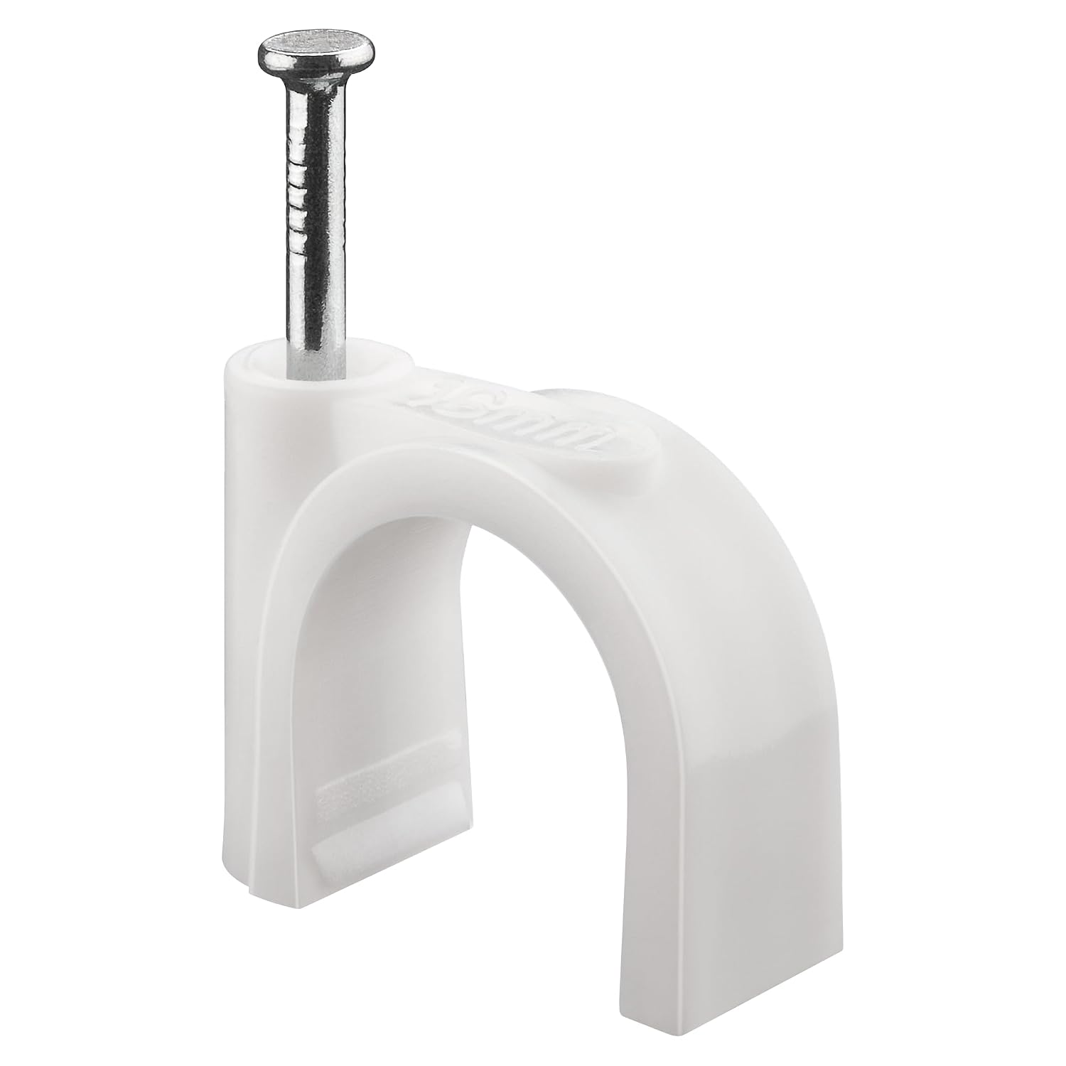 Detalle de Goobay 17085 kabelklämmor, vita, 100-pack för kablar upp till 16 mm