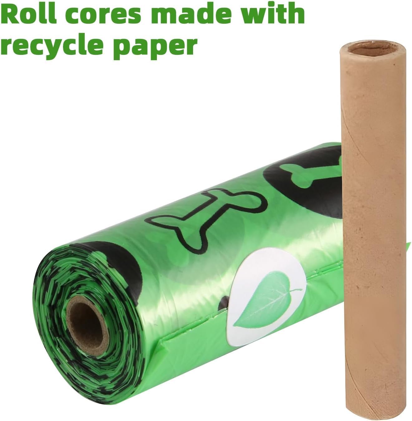 Thumbnail 6 de OIRLVCE Dog Poo Bags (540 counts / 36 rolls) extra thick, leak-proof dispenser-ready green bags