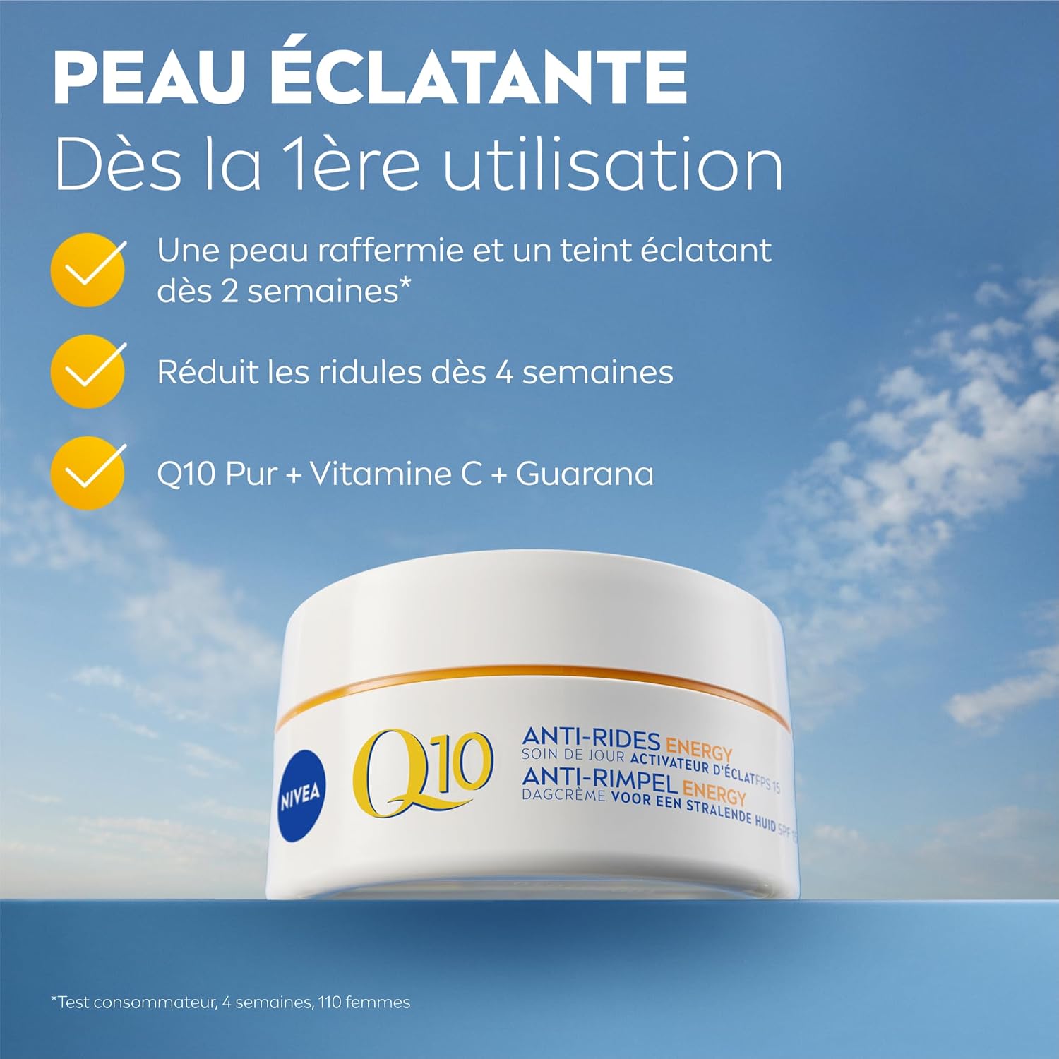 Detalle 2 de NIVEA Q10 Energy FPS 15 50 ml