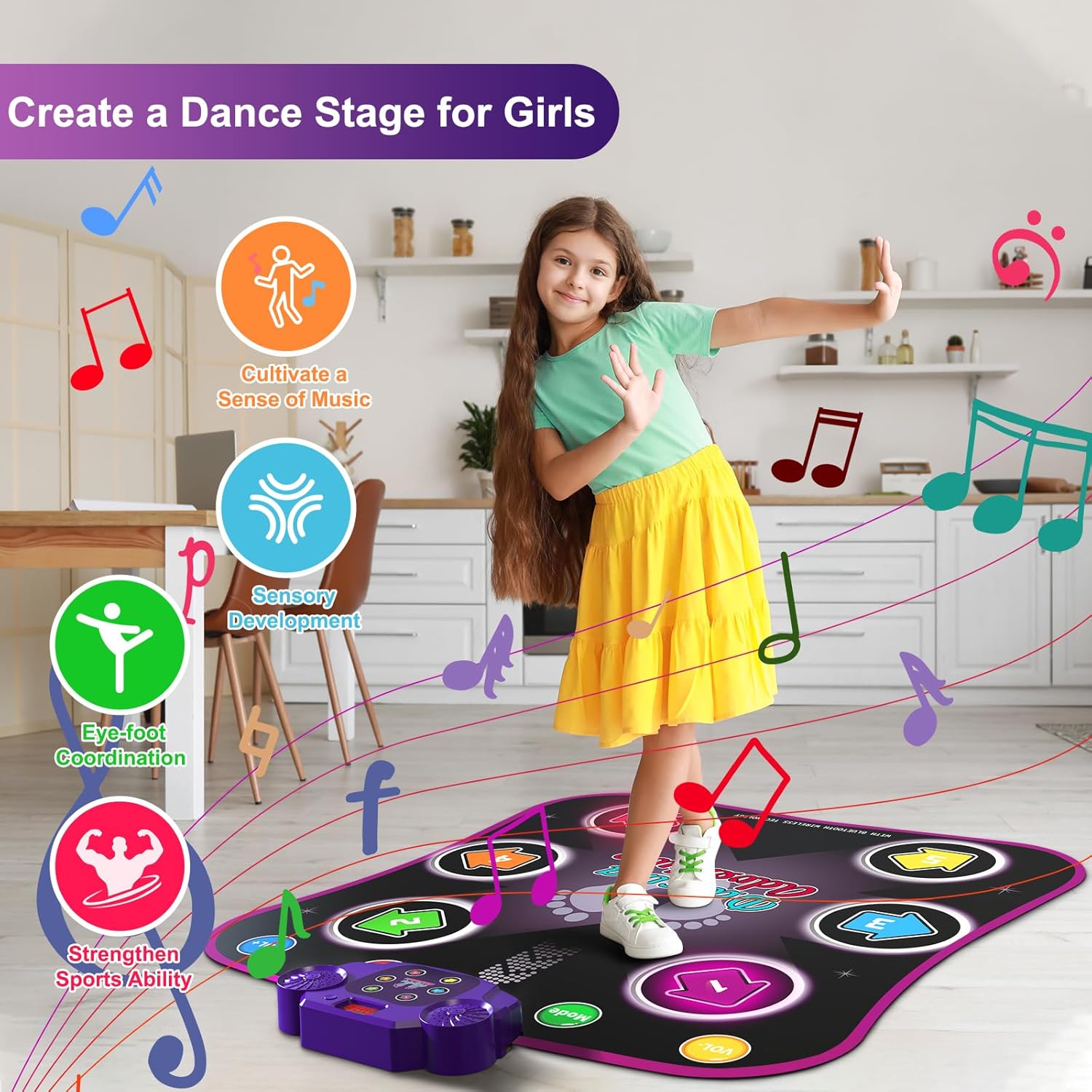 Thumbnail 3 de Flooyes Dance Mat 6-Button Light-Up Pad