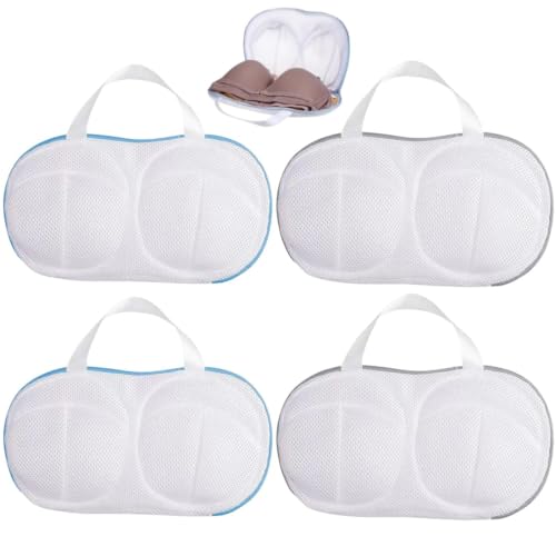 Detalle de YIPFEN 4 Salva Reggiseno in Rete per Lavatrice – Protezione e Versatilità per il bucato delicato