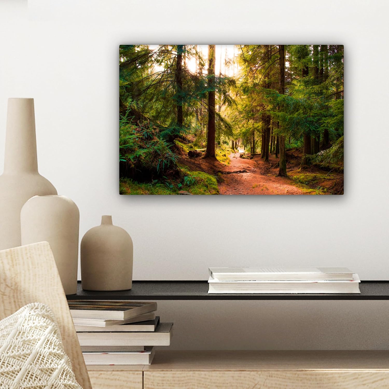 Thumbnail 4 de MuchoWow Impression sur Toile 30x20 cm Decoration Murale