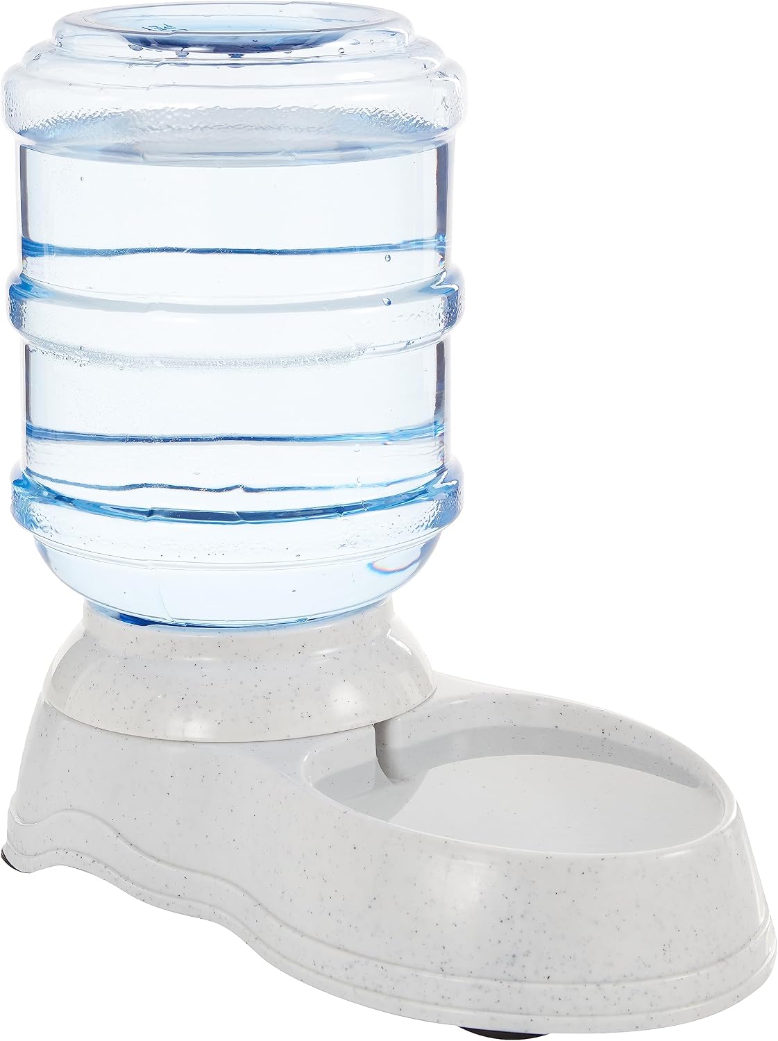 Detalle de Amazon Basics Dog and Cat Water Feeder (Small, 1 Gallon) – Transparent