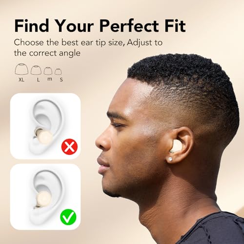 Detalle de taopodo Bouchons d’oreilles réutilisables pour dormir, silicone souple, jusqu’à 45 dB