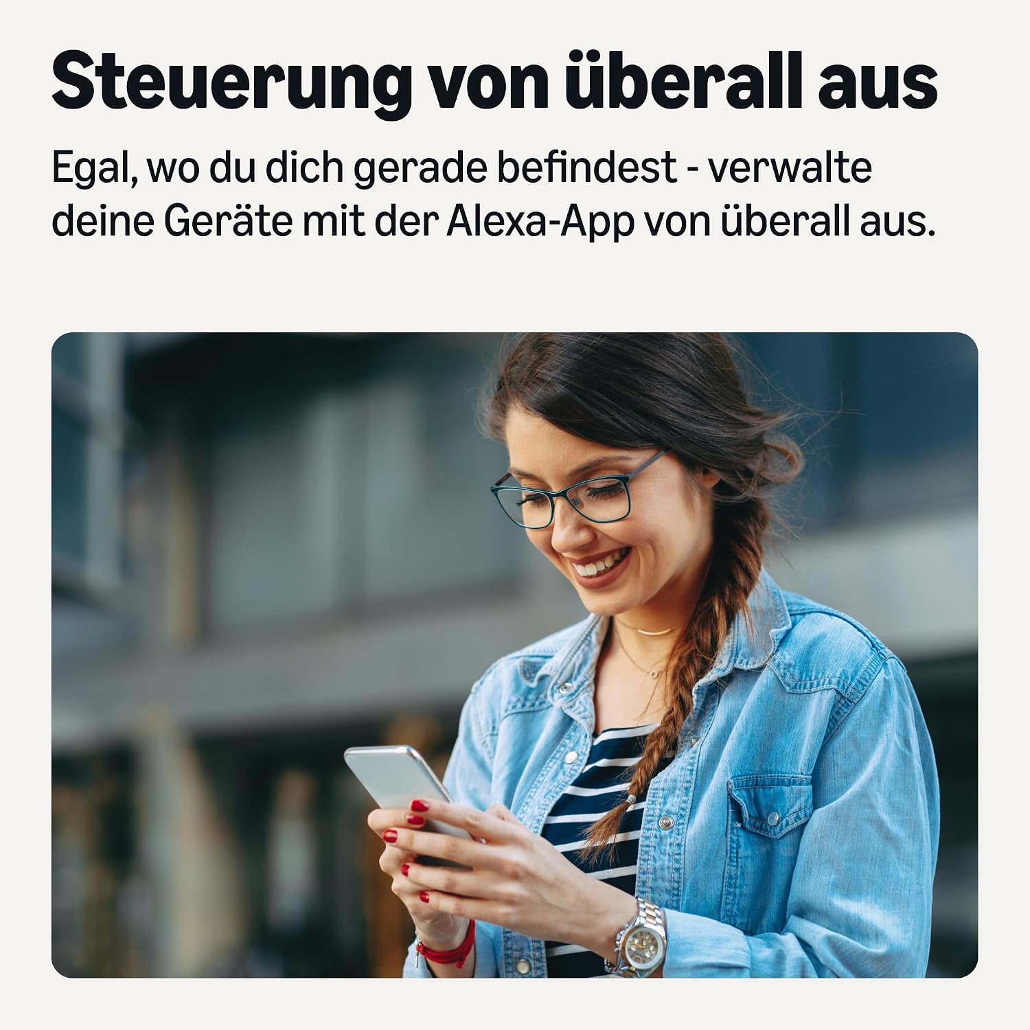 Detalle de Amazon Basics Smart WLAN-Steckdose für EU, nur kompatibel mit Alexa (Wi‑Fi, Weiß) – 1 Stück