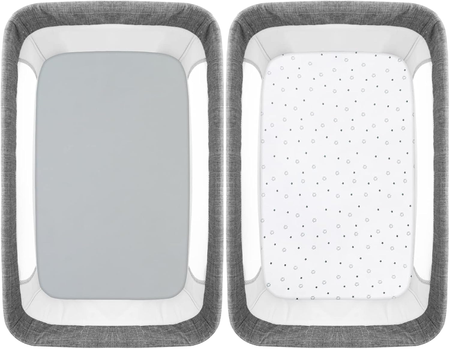 Thumbnail 5 de Next to Me Crib Sheets Fitted 83x50cm, 2-pack baby sheets