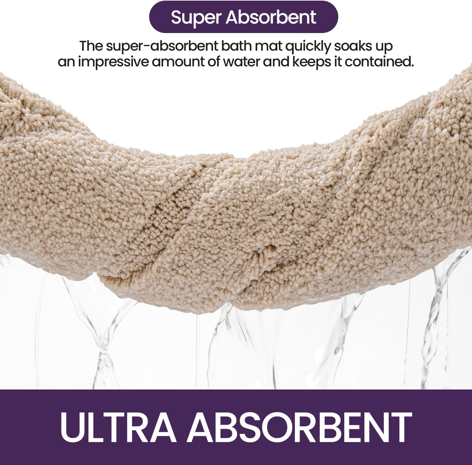 Thumbnail 3 de Dexi Ultra Soft Bath Mat 60 x 110 cm