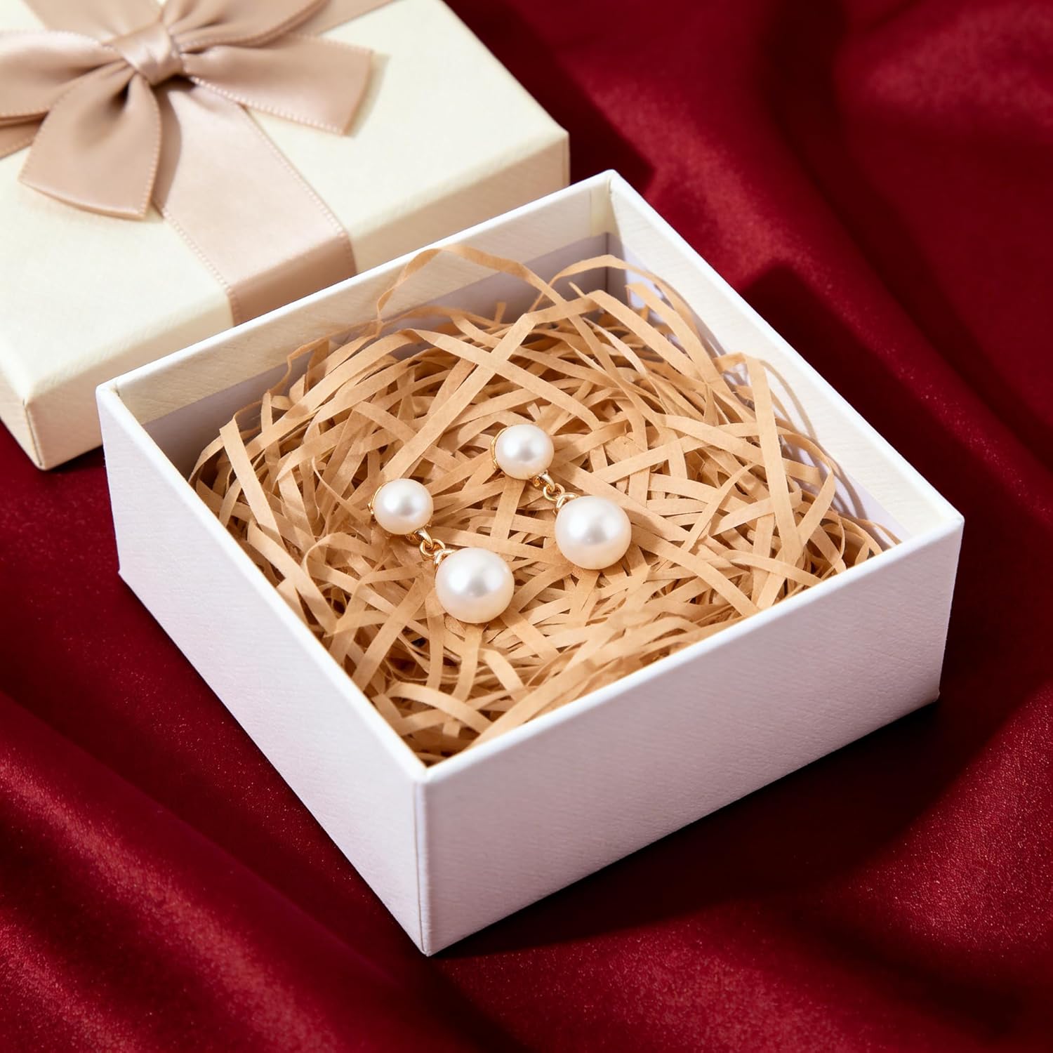 Thumbnail 5 de 500g Brown shredded tissue paper for gifts
