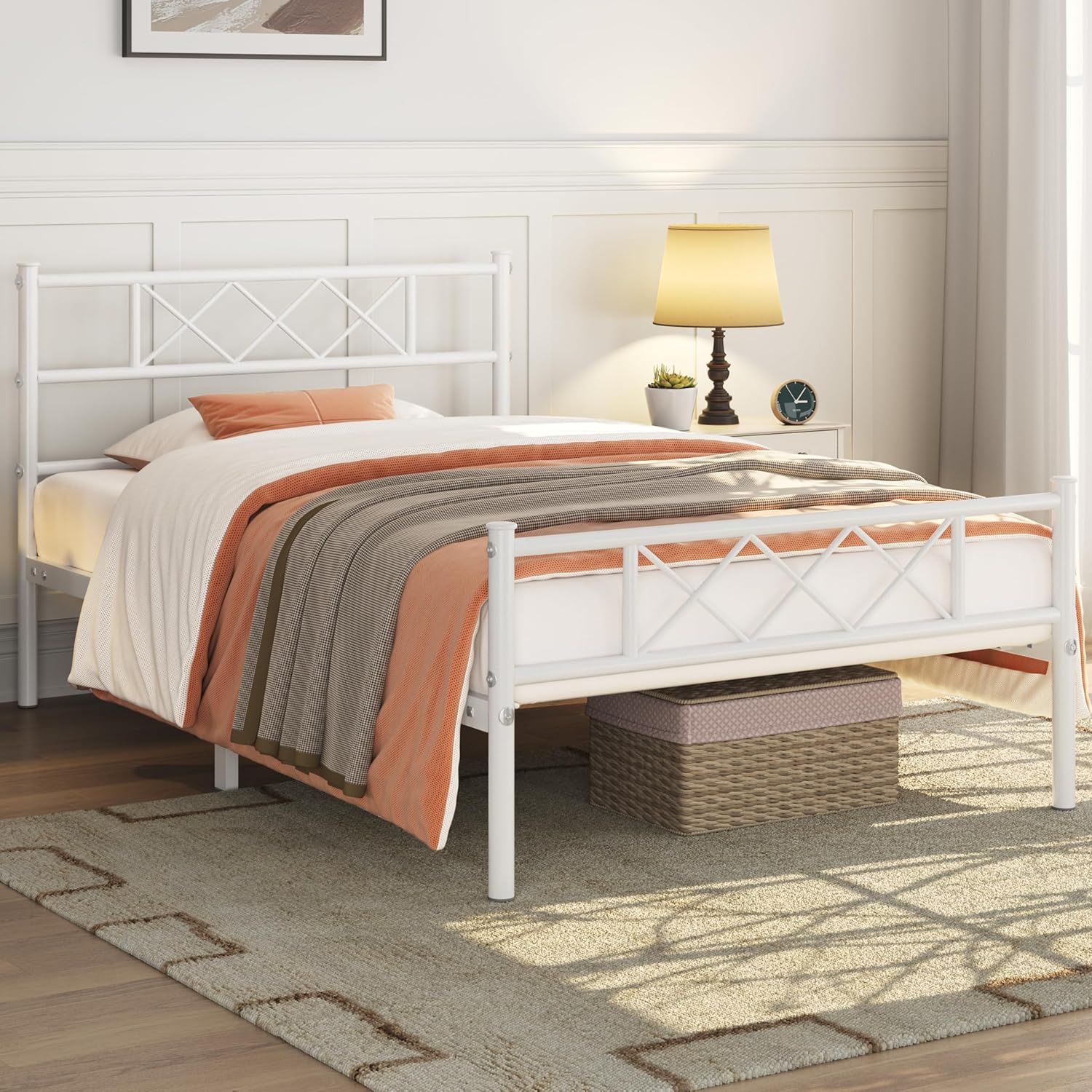 Detalle 1 de Yaheetech Cama 90x190 con Almacenamiento