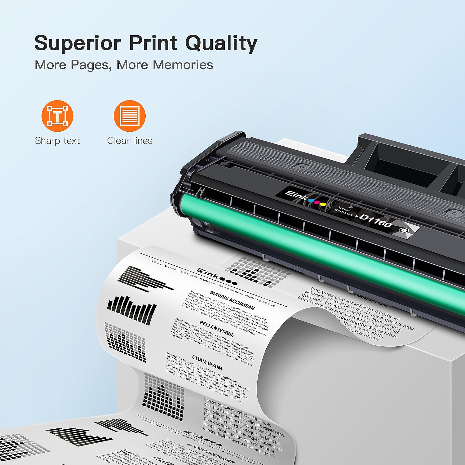 Detalle de E-Z Ink toner cartridge D1160