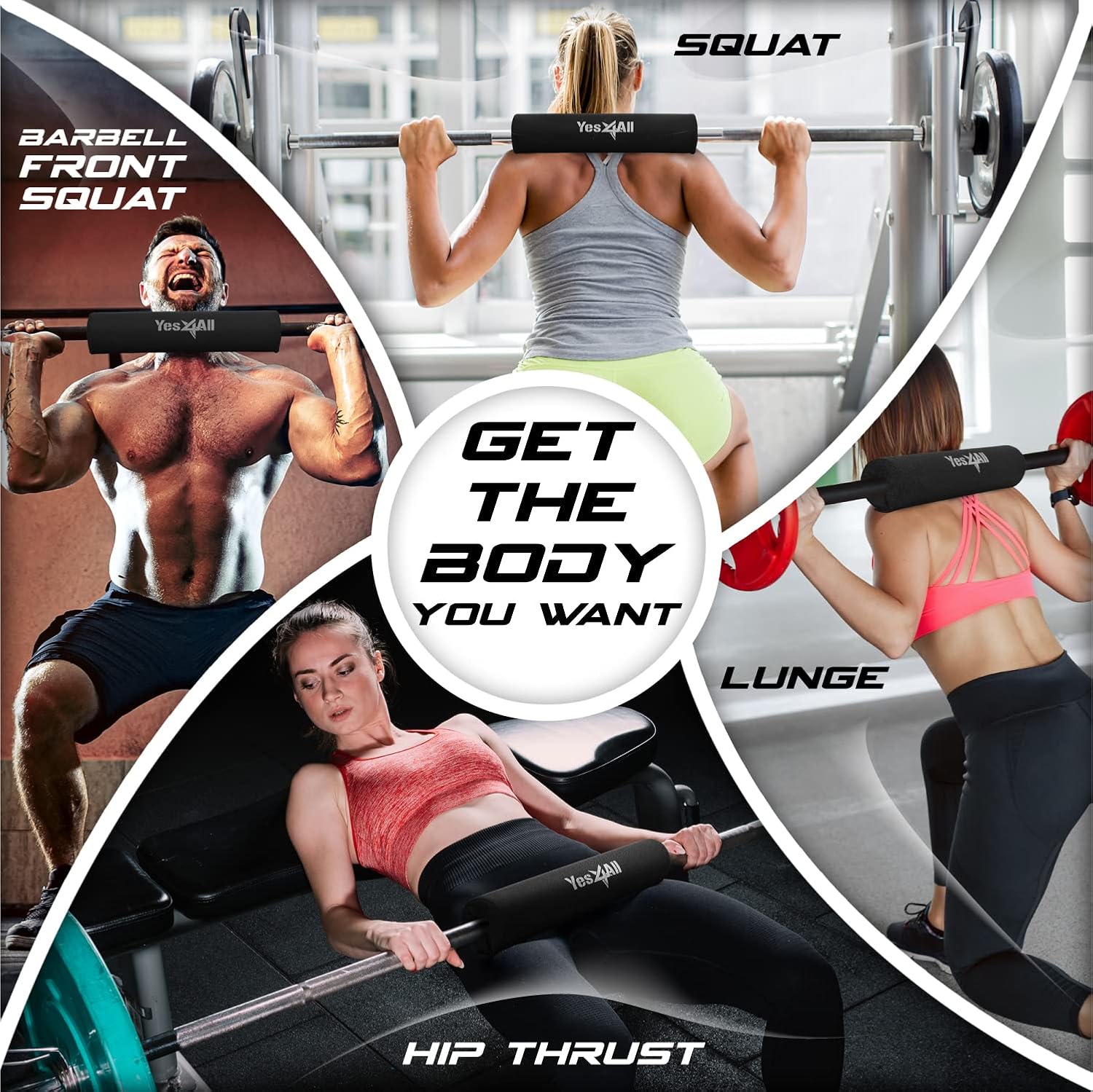 Thumbnail 4 de Yes4All Almohadilla Barbell Pad 40,6 cm