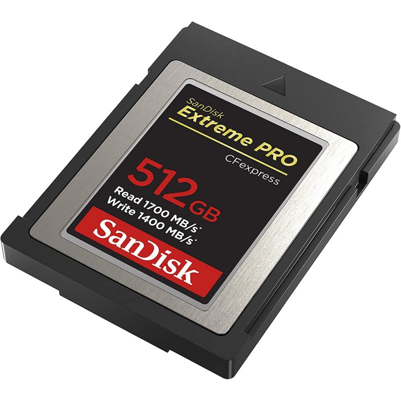 Detalle 2 de SanDisk Extreme Pro CFexpress Compact Flash 512GB: rendimiento profesional para vídeo 4K RAW