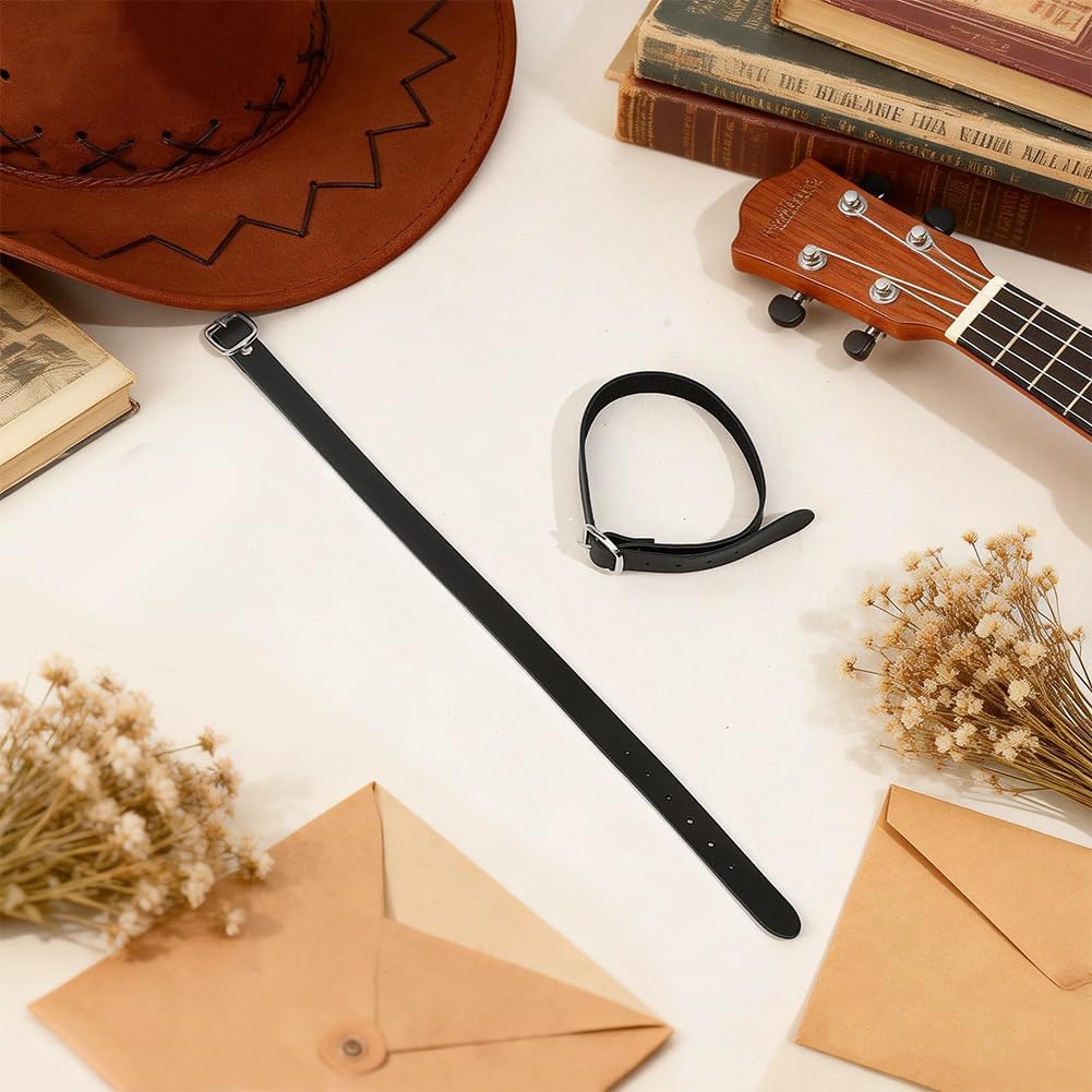Thumbnail 3 de BENECREAT 2PCS Leather Spur Straps (41 cm) for English Saddles