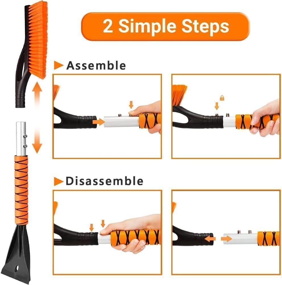 Thumbnail 2 de PLACHIDAY Snow Brush & Ice Scraper 27 Inch
