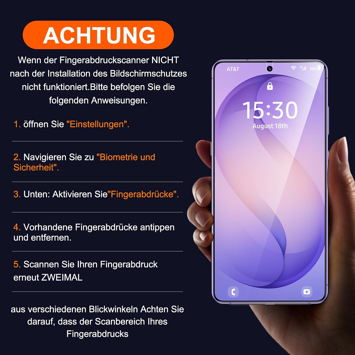 Thumbnail 4 de UniqueMe Schutzglas-Set für Samsung Galaxy S26 Ultra – 2 Stück Displayschutz + 2 Stück Kameraschutz (9H, HD-Klar)
