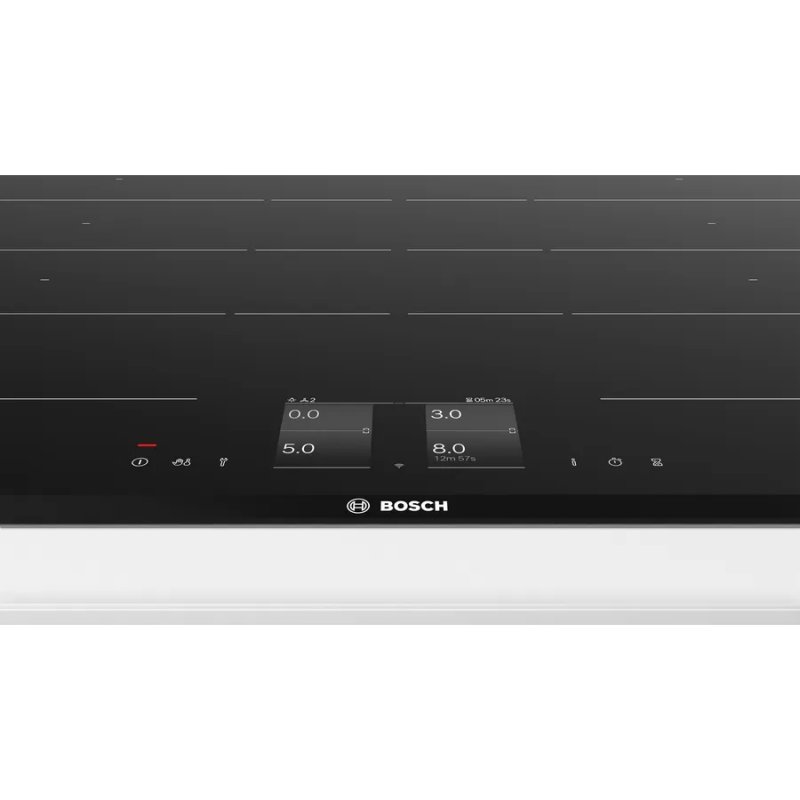 Detalle 2 de Bosch PXY875KW1E placa inducción Flex 4 zonas