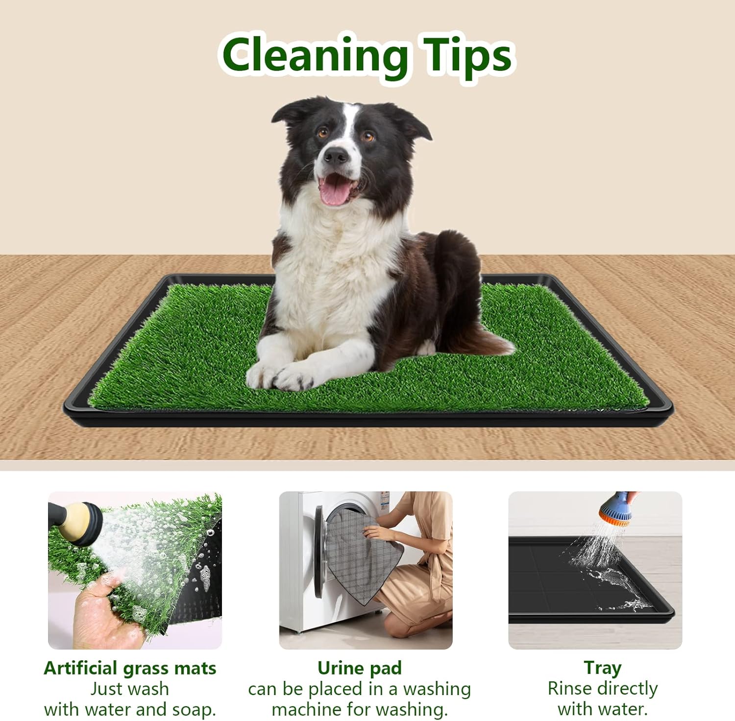 Detalle 2 de Embellbatt Dog Grass Pad 60 x 90cm