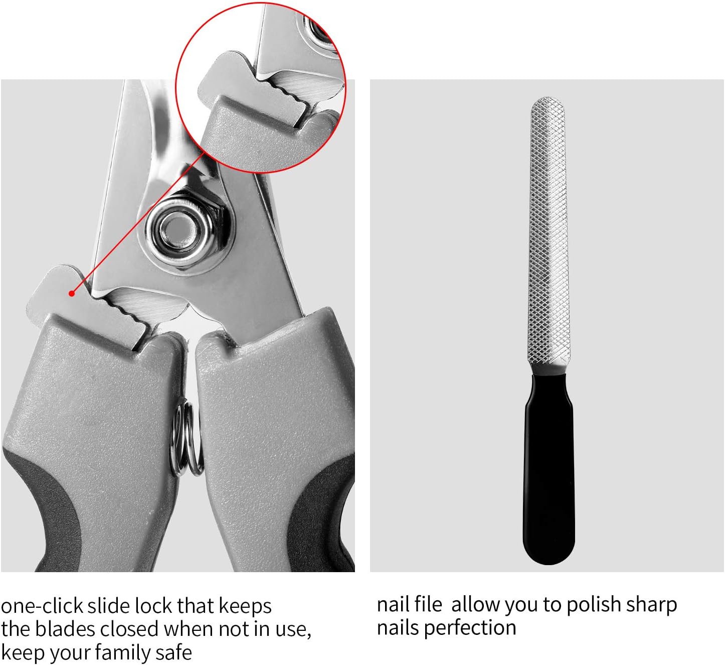 Detalle de Tpotato Dog Nail Clippers with Stainless Steel Blades