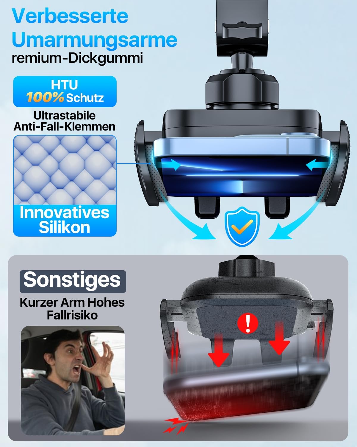 Thumbnail 6 de HTU 2026 Handyhalterung Auto 360°