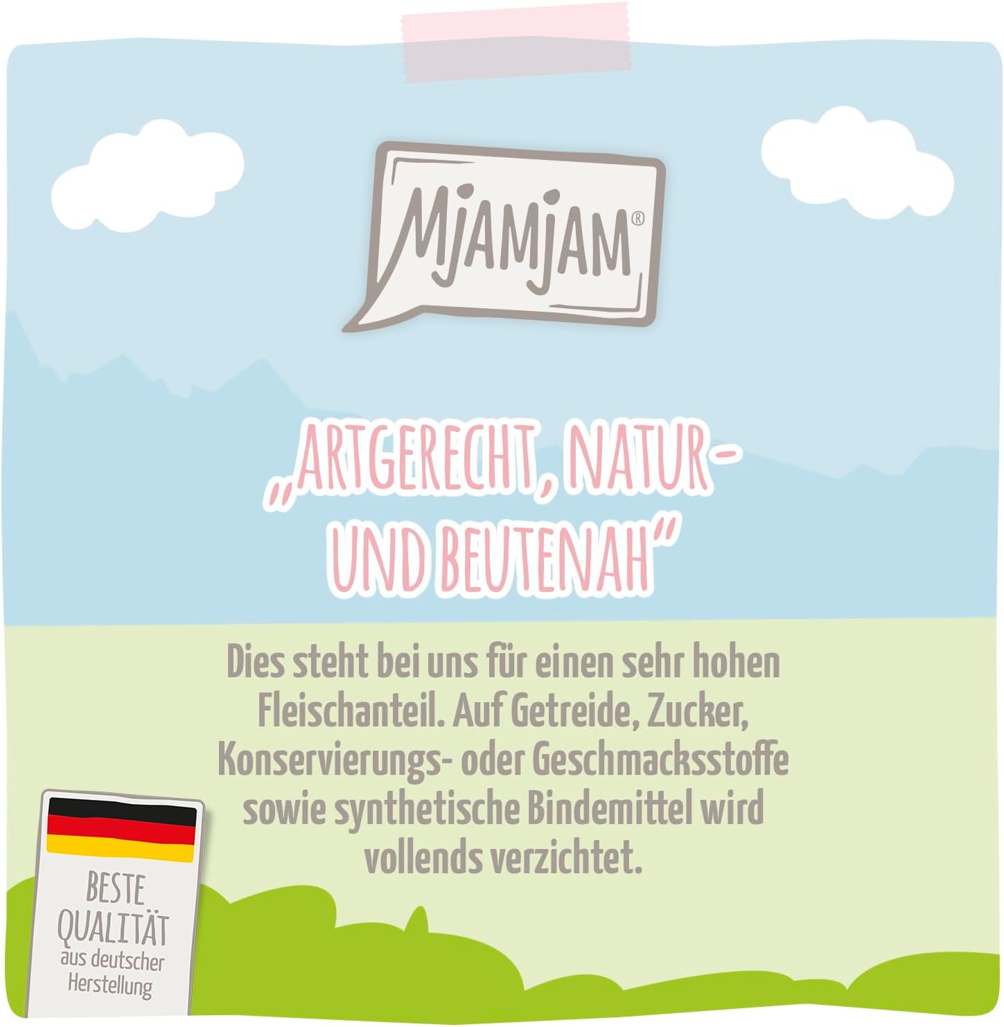 Thumbnail 5 de MjAMjAM Premium Nassfutter Kitten – Hühnchen mit Lachsöl, 12 x 125 g (getreidefrei, hoher Fleischanteil)