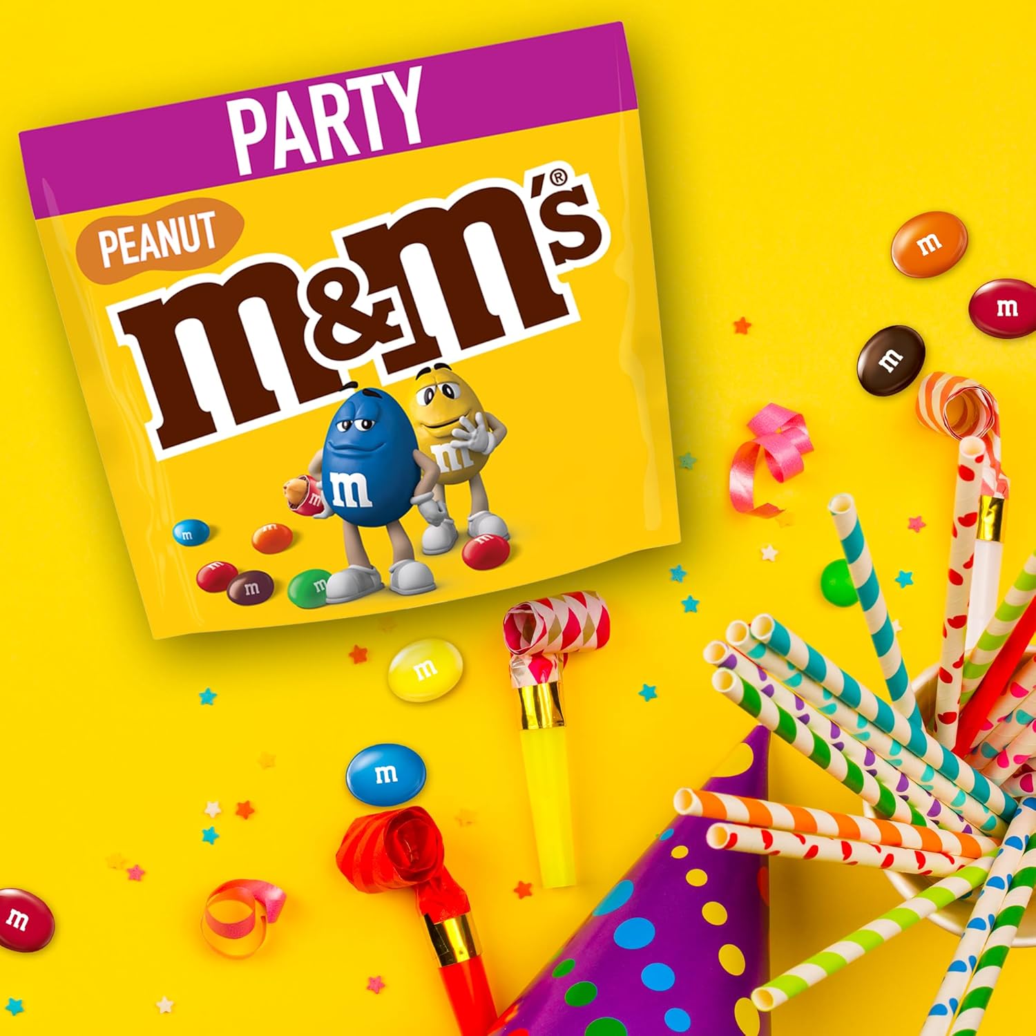 Thumbnail 6 de M&M’s Peanut Großpackung 800 g – Knackige Schokolinsen mit bunter Zuckerhülle, ideal für Weihnachten, Adventskalender oder Feiern