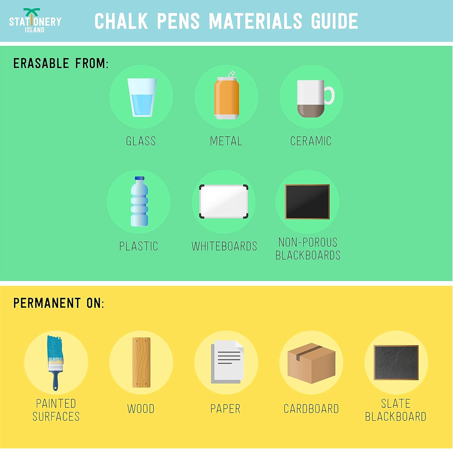Thumbnail 6 de Stationery Island Chalk Pens